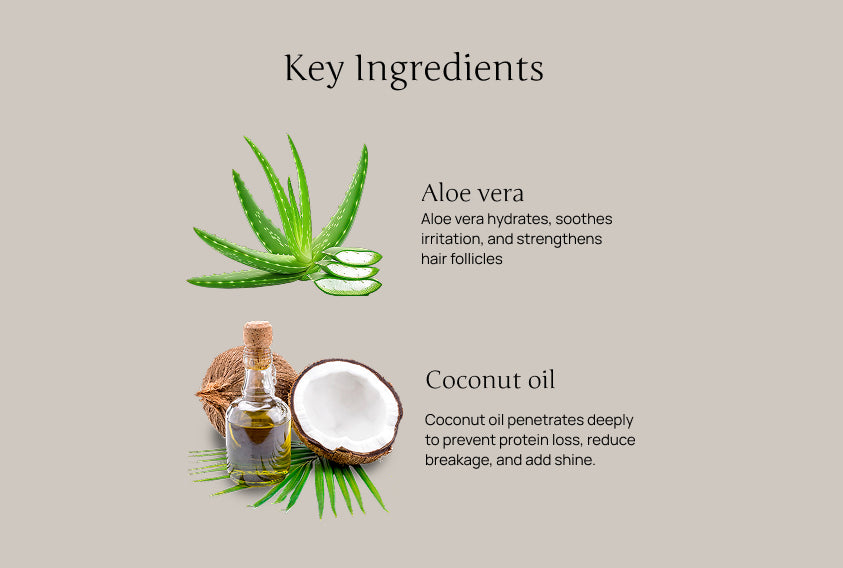 Aloe vera and Coconut Hair Oil
